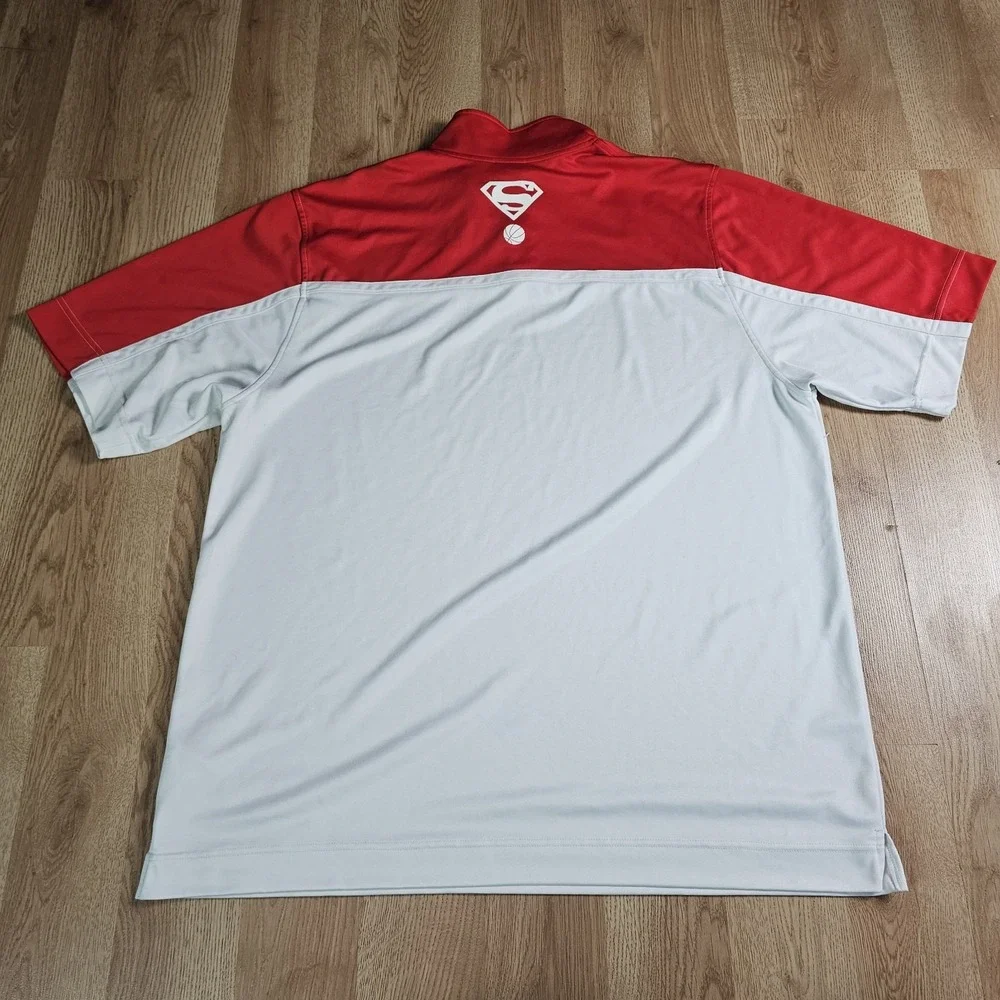 Vintage Nike Team Shirt Men XL Basketball Superman Dwight Howard Warm Up 1/4 Zip